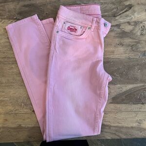 Superdry vintage pink denim jean